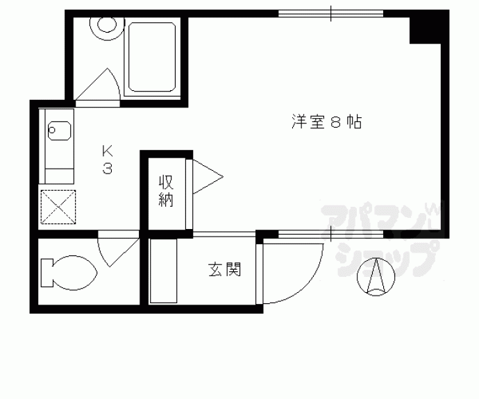 【庵里ＫＡＭＡＮＺＡ】間取