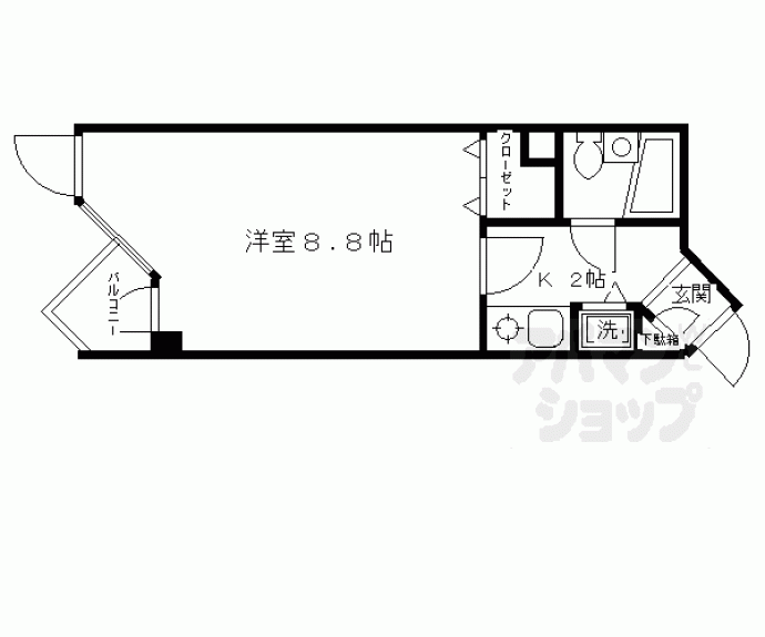 【ＤＥＴＯＭ－１東山レディース】間取