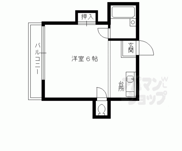 【ファインルーム１５】間取