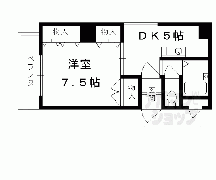 【ファーストコート東山三条】間取