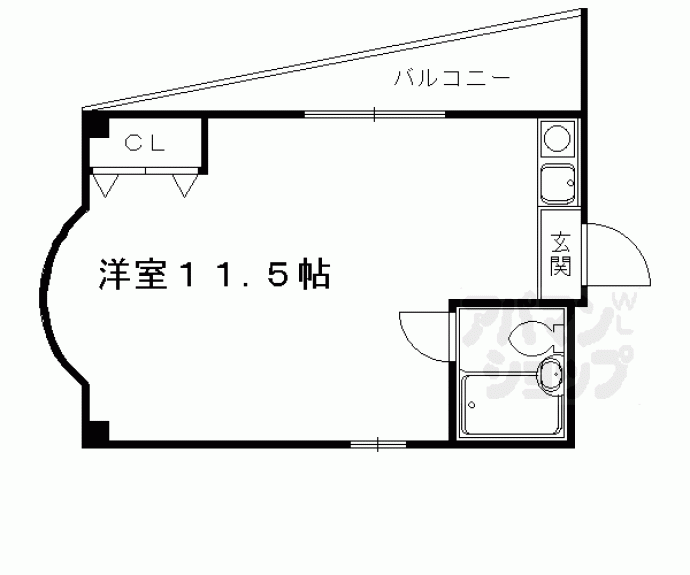 【サリタ五条】間取