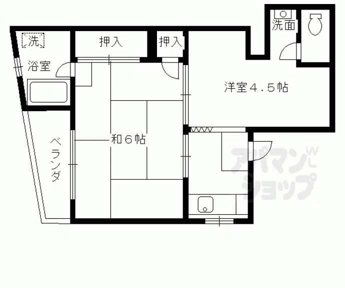 【マンション豊栄】間取