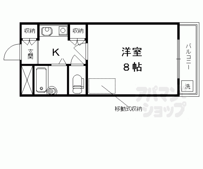 【サンフェスタ東福寺（Ａ・Ｂ棟）】間取