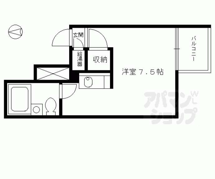 【メゾンドール四条大宮】間取