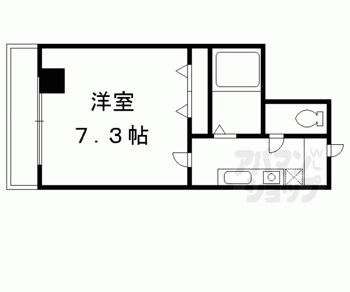 【エリーフラッツ西洞院】間取