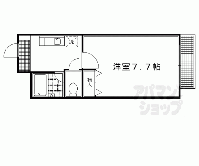 【ＤＥＴＯＭ－１千本智恵光院Ⅱ】間取