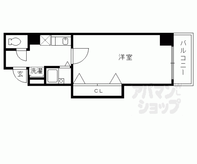 【ラ・ビーム河原町】間取