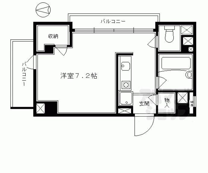 【パインフィールド御池】間取