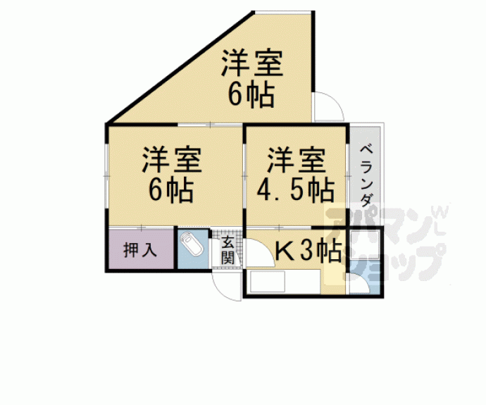 【寿マンション】間取