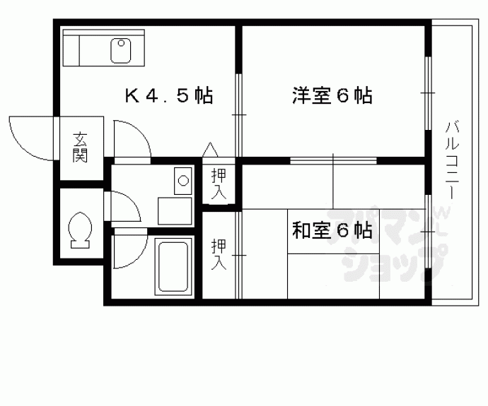 【ハイツウィンズ】間取