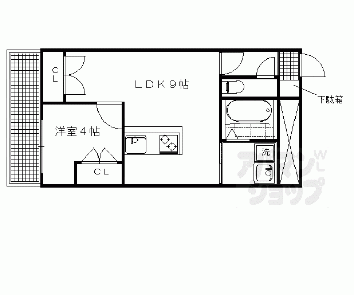 【くしげ五条】間取