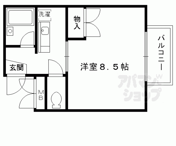 【黒門京邑館】間取