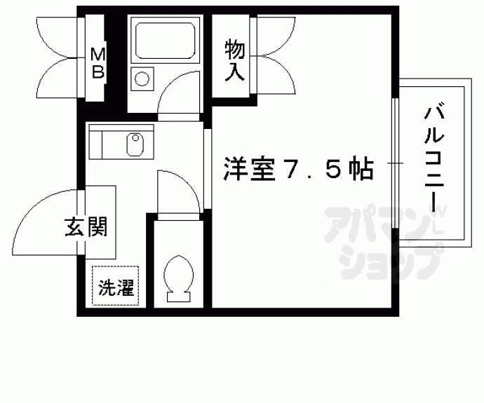 【黒門京邑館】間取