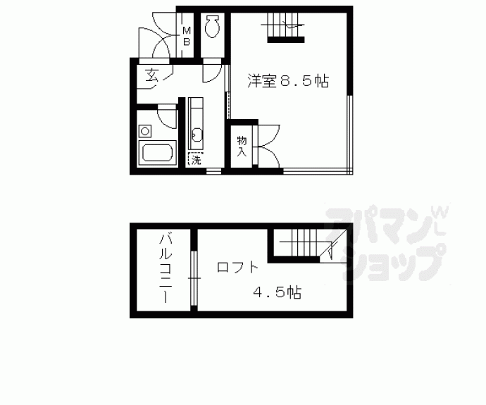 【黒門京邑館】間取