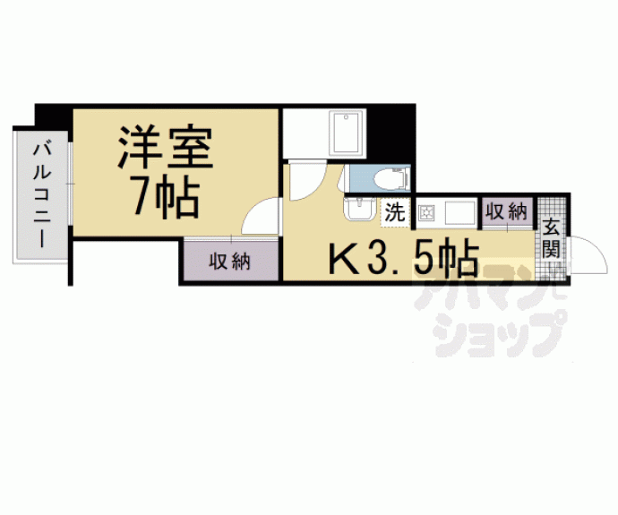 【ラ・フォーレ堺町】間取