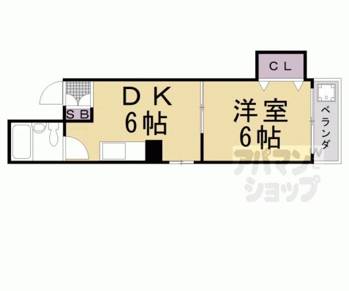 【ラ・フォーレ堺町】間取