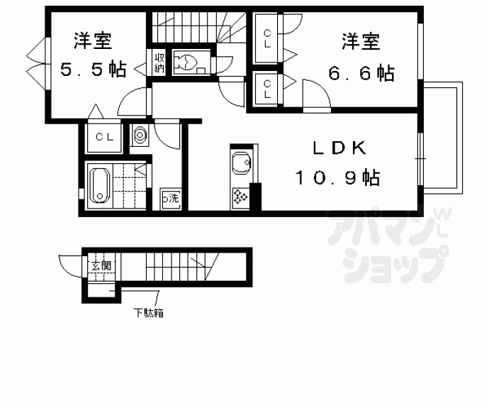 【シャーメゾンにしむら】間取