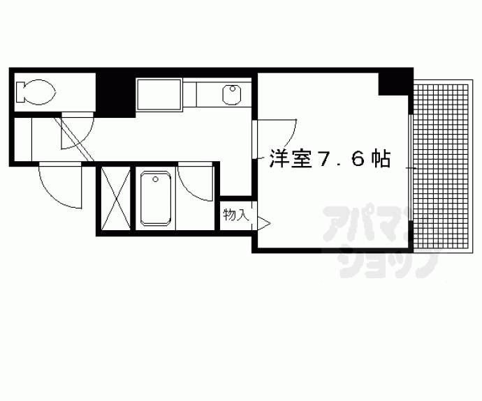 【スクエア烏丸御池】間取