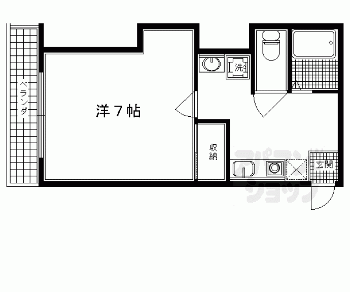 【リグラン烏丸五条】間取