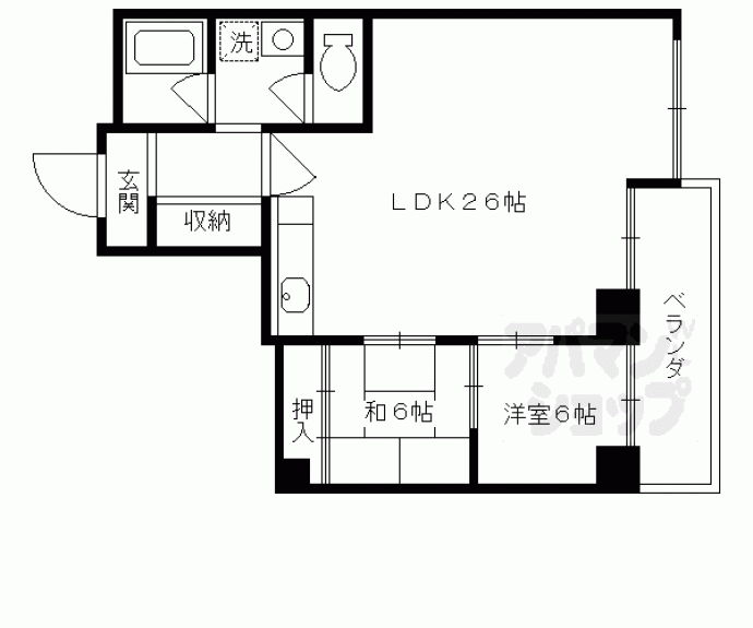 【インペリアル京都】間取