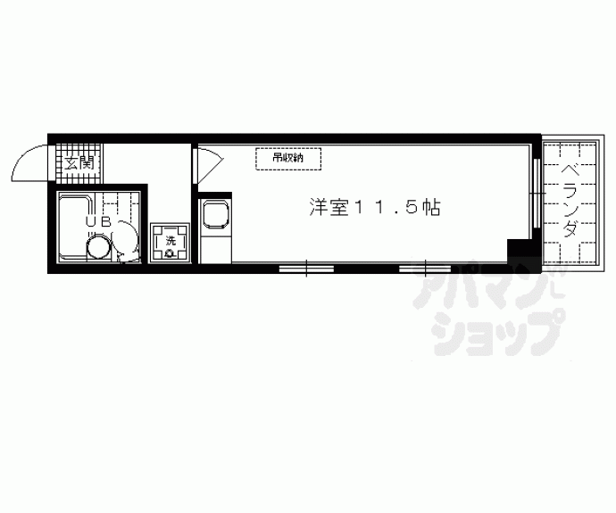 【エシャロン四条柳馬場】間取