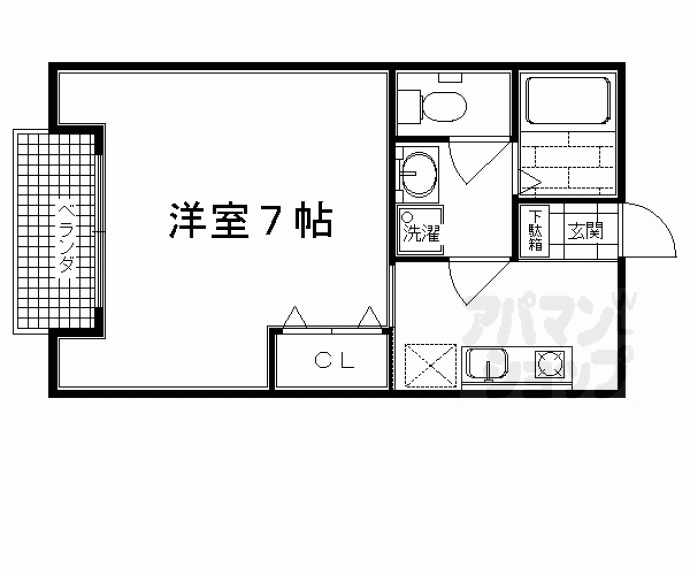 【ラフィネ車道】間取