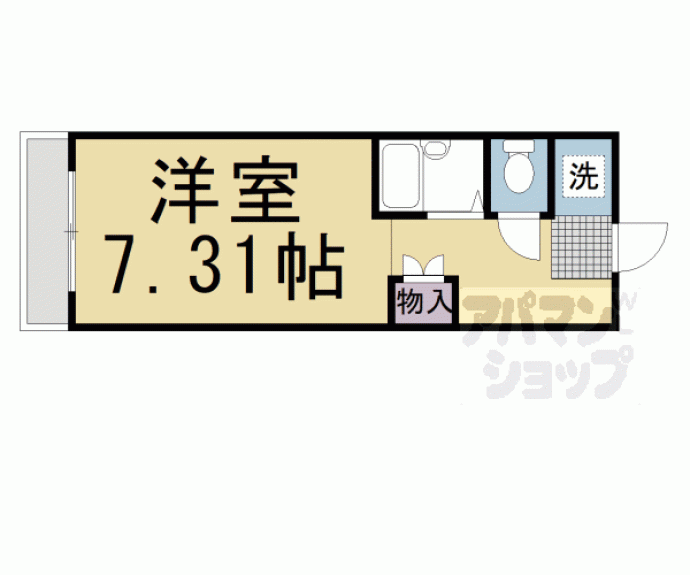 【パンセ堀川】間取