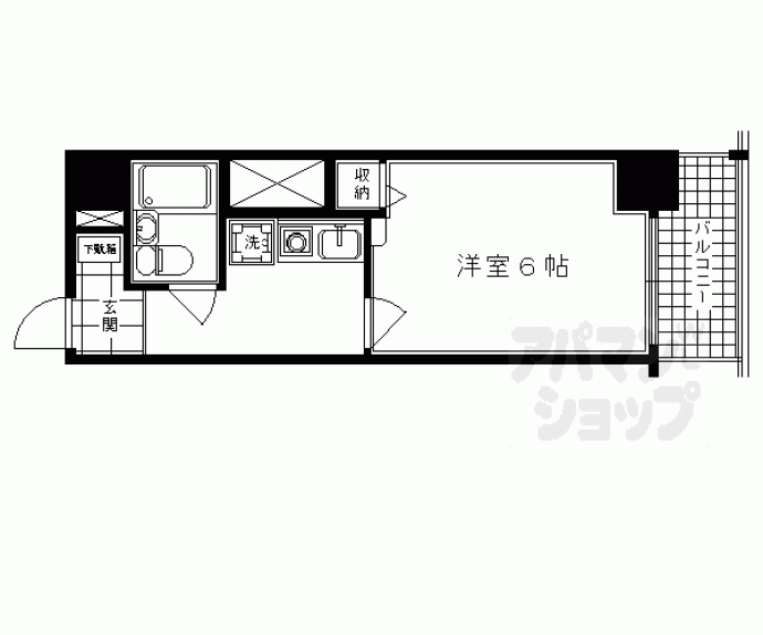 【エスリード四条河原町】間取