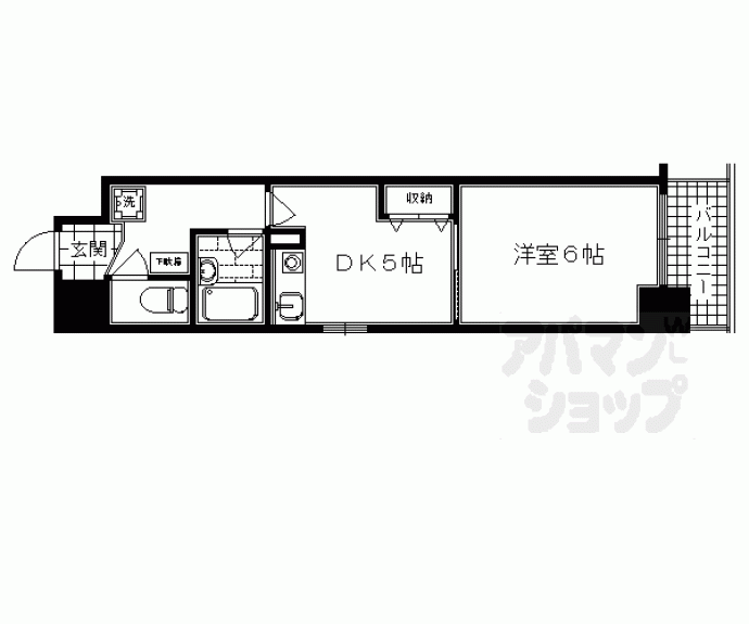 【エスリード四条河原町】間取