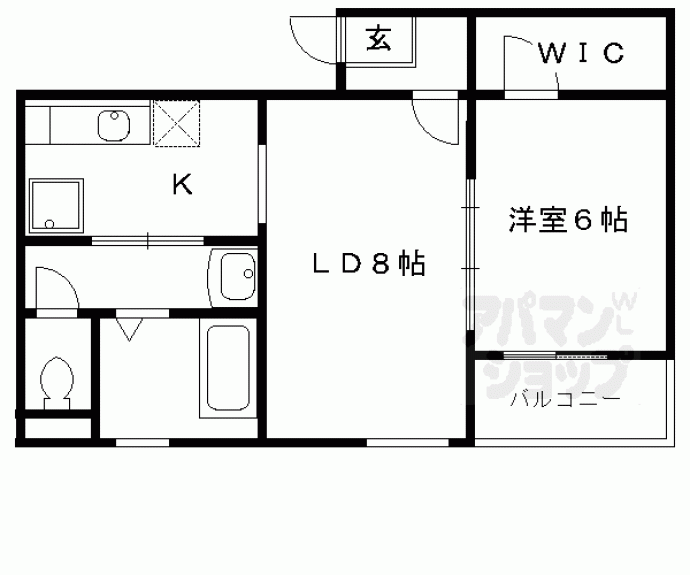 【ＣＡＳＡ　ＧＲＡＮ西院】間取