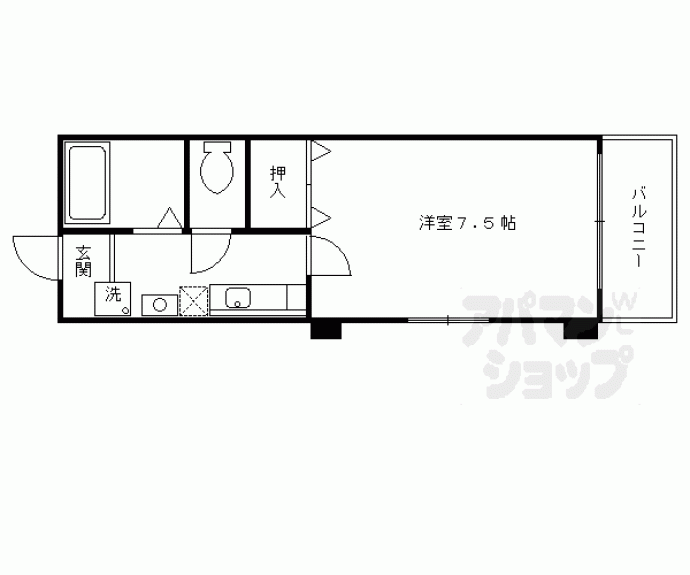 【ｅｚｅ御所南】間取