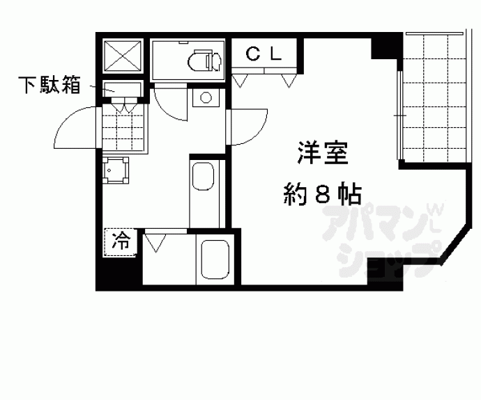 【ｅｚｅ御所南】間取