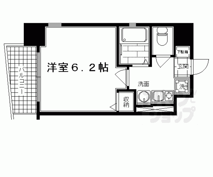 【ベラジオ二条城前】間取