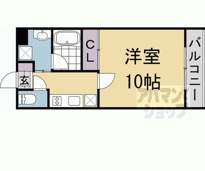 【桂徳大寺北町マンション】間取