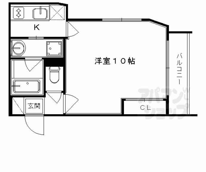 【桂徳大寺北町マンション】間取