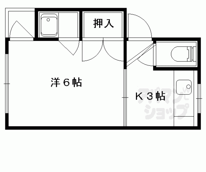 【ハイツ東野】間取