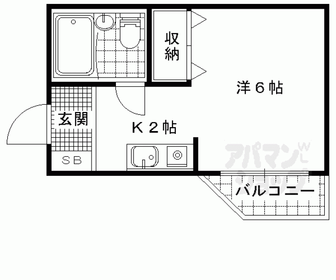 【プルシャン山科】間取