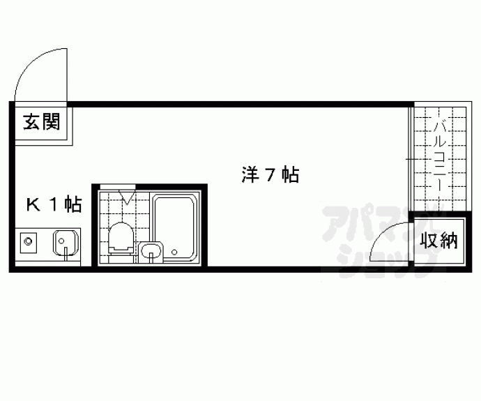 【メゾンオリエント】間取