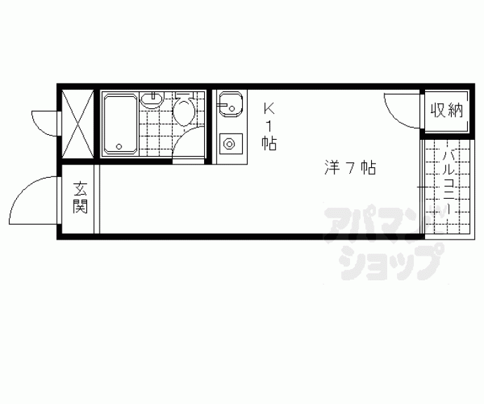 【メゾンオリエント】間取