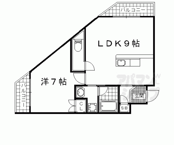 【メゾン四の宮】間取