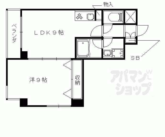 【エクセレント山科】間取