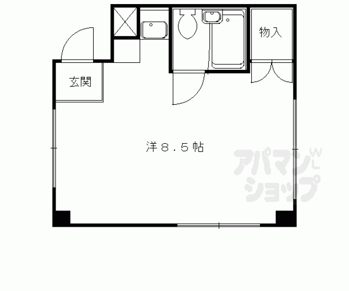 【ＡＶＡＮＺＡＲＥ北花山】間取