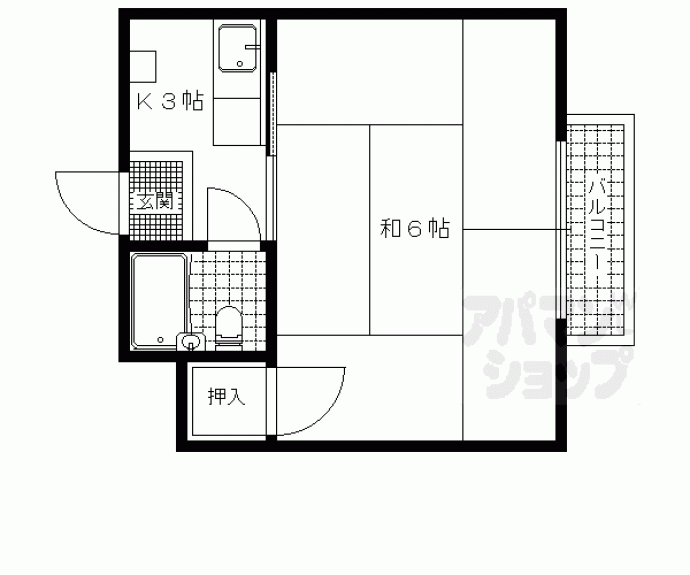 【グランドワーク御陵】間取