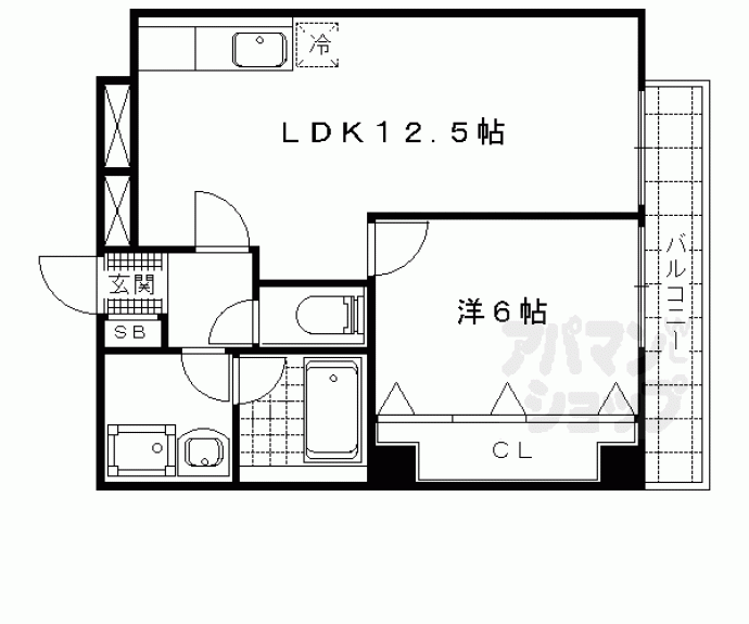 【大生山科ビルヂング】間取