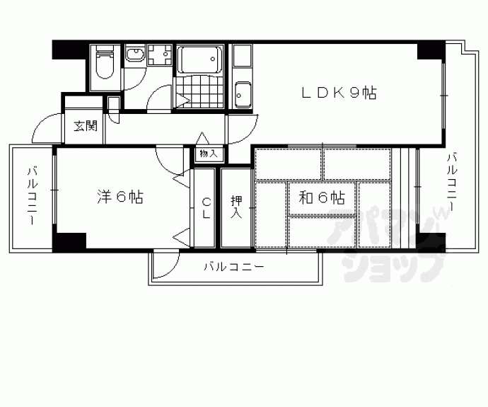 【サンサーラ２１】間取