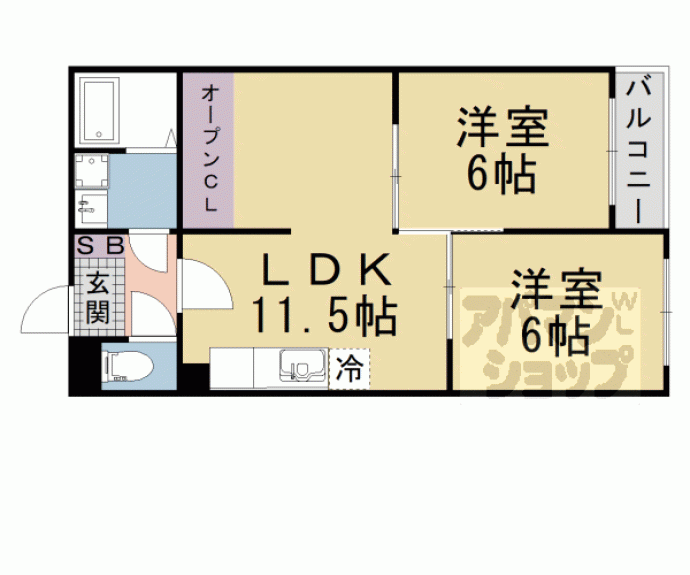 【ハウス・オブ・ローゼⅢ】間取