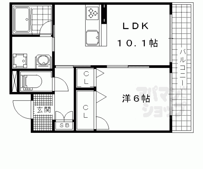 【アイランド　トライコムト】間取