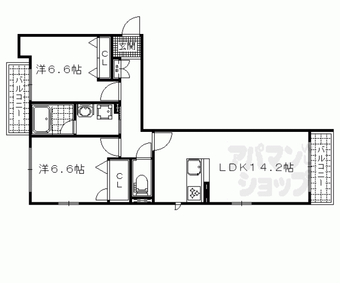 【アイランド　トライコムト】間取