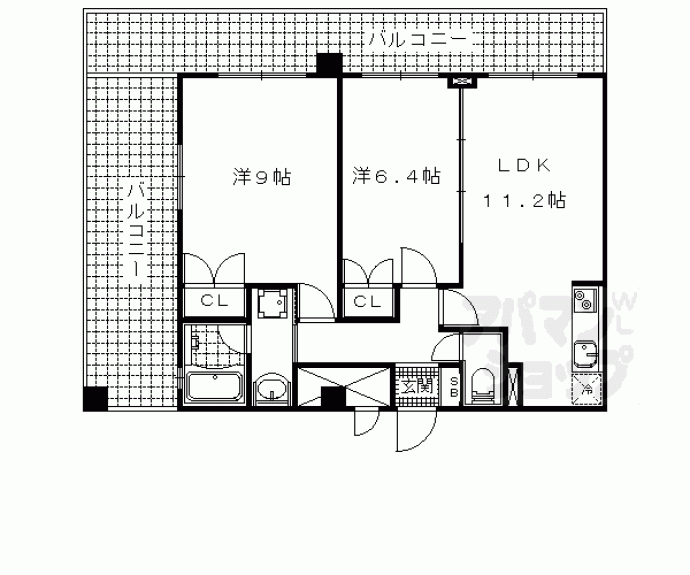 【音羽ハイツ】間取