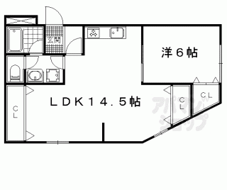 【ビューハイツ京都山科（ベルヴィ５２）】